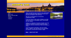 Desktop Screenshot of adamscab.com